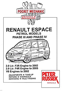 Book: Renault Espace III and IV - Petrol Models 4 cyl. and V6 (1997-2005) - Repair manual