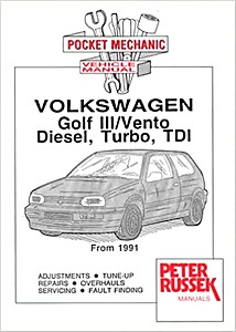 Book: Volkswagen Golf III / Vento - Diesel, Turbodiesel, TDI (from 1991) - Repair manual