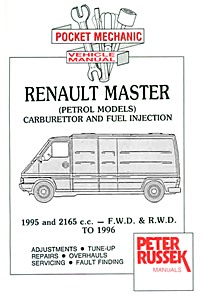 Book: Renault Master - 1995 and 2165 cc Petrol Models - FWD and RWD (to 1996) - Repair manual