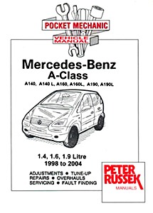 Book: Mercedes-Benz A-Class - Petrol Engine (W168, 1995-2004) - Repair manual