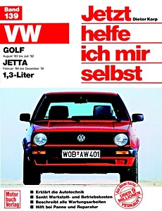 Książka: [JH 139] VW Golf II (83-92) / Jetta (84-91) - 1.3 L