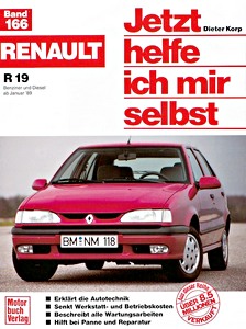 Boek: [JH 166] Renault 19 (1/1989-1/1996)