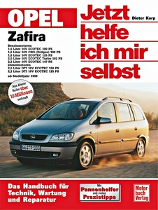 OPEL Zafira A Reparaturanleitung So wirds gemacht/Etzold Reparaturbuch/Handbuch 