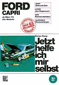 Książka: Ford Capri (ab März 1978) - alle Modelle - Jetzt helfe ich mir selbst