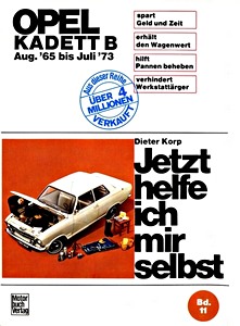 Livre: Opel Kadett B (8/1965-7/1973) - Jetzt helfe ich mir selbst