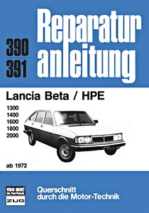 Book: Lancia Beta / HPE - 1300, 1400, 1600, 1800, 2000 (ab 1972) - Bucheli Reparaturanleitung