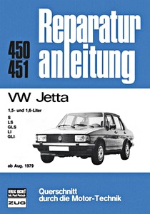 Książka: [0450] VW Jetta - 1.5 und 1.6 Liter (ab 8/1979)