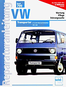 Livre: VW Transporter T3 - 1.6 Liter Diesel und Turbodiesel (1979-1990) - Bucheli Reparaturanleitung