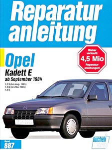 Książka: Opel Kadett E - 1.2 und 1.3 (9/1984-5/1986) - Bucheli Reparaturanleitung