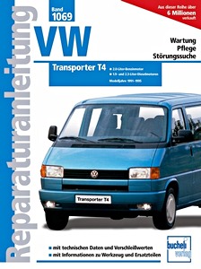 VW Transporter t4 90-03 caja de cambio 4wd 5 marchas 02g instrucciones de reparación 
