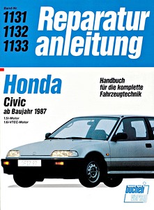 Książka: Honda Civic - 1.5i und 1.6i VTEC (1987-1990) - Bucheli Reparaturanleitung