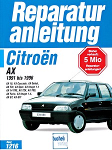 Książka: Citroën AX (1991-1996) - Bucheli Reparaturanleitung