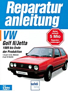 Livre: VW Golf II, Jetta - 1.6 und 1.8 Liter Motoren - 8V und 16V (1989-1991) - Bucheli Reparaturanleitung