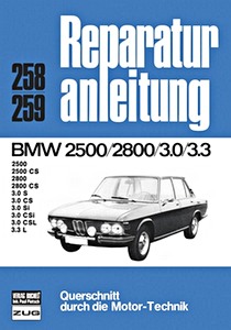 Livre: BMW 2500, 2800, 3.0, 3.3 - Bucheli Reparaturanleitung