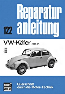 Livre: VW Käfer - 1200, 1300, 1500 (1964-1967) - Bucheli Reparaturanleitung