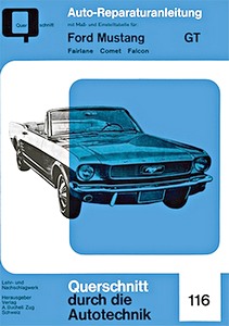 Livre : Ford Mustang GT (Band 1/2) - Fairlane, Comet, Falcon - Bucheli Reparaturanleitung