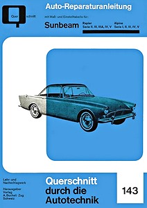 Livre : Sunbeam Rapier (1958-1967) / Alpine (1959-1968) - Bucheli Reparaturanleitung