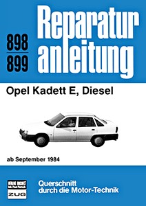 Livre: Opel Kadett E - Diesel (9/1984-1986) - Bucheli Reparaturanleitung
