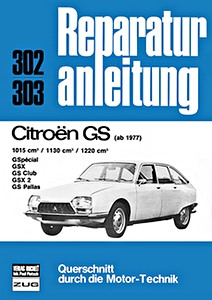 Książka: [0302] Citroen GS - 1015, 1130, 1220 cc (ab 1977)