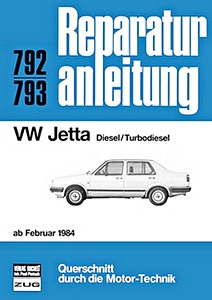 Livre: VW Jetta - Diesel, Turbodiesel (ab 2/1984) - Bucheli Reparaturanleitung