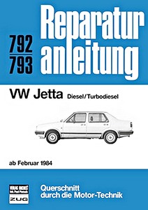 Boek: [0792] VW Jetta - Diesel, Turbodiesel (ab 2/1984)