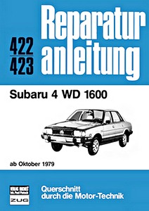 Livre: Subaru 4 WD 1600 (ab 10/1979) - Bucheli Reparaturanleitung