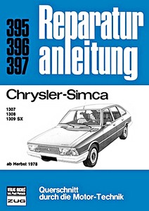 Livre: Simca 1307, 1308, 1309 SX (ab Herbst 1978) - Bucheli Reparaturanleitung