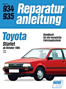 Boek: [0934] Toyota Starlet 1000, 1300 (ab 10/1984)