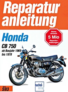 Book: [0593] Honda CB 750 K0-K7, F1-F2 (1969-1978)