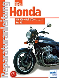 Livre: Honda CB 900 Bol d'Or FA-FZ (1978-1983) - Bucheli Reparaturanleitung