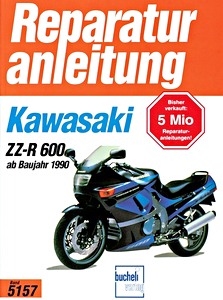 Livre: Kawasaki ZZ-R 600 (ab 1990) - Bucheli Reparaturanleitung