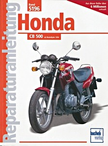 Boek: Honda CB 500 (ab 1994) - Bucheli Reparaturanleitung