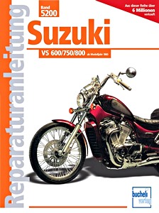 CLYMER M481-6 Suzuki VS700 VS800 Intruder Boulevard S50 1985-2009 Service Manual 