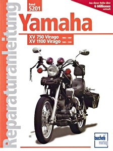 Boek: Yamaha XV 750 Virago (1992-1997), XV 1100 Virago (1989-1999) - Bucheli Reparaturanleitung