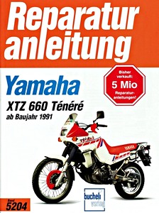 Książka: Yamaha XTZ 660 Ténéré (1991-1998) - Bucheli Reparaturanleitung