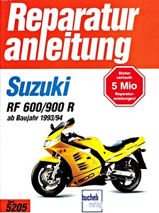 Book: Suzuki RF 600 R (1993-1996), RF 900 R (1994-1997) - Bucheli Reparaturanleitung