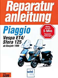 Buch: Piaggio Vespa ET 4, Sfera 125 (ab 1996) - Bucheli Reparaturanleitung
