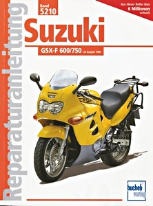 Livre: Suzuki GSX-F 600 / 750 (ab 1988/89) - Bucheli Reparaturanleitung