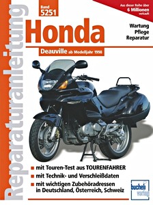 Livre : Honda NT 650 V Deauville (ab 1998) - Bucheli Reparaturanleitung