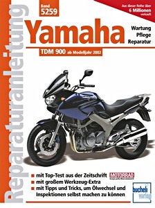 Książka: Yamaha TDM 900 (ab Modelljahr 2002) - Bucheli Reparaturanleitung