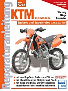 Livre : KTM LC4-Modelle - Enduros und Supermotos (ab Modelljahr 1987) - Bucheli Reparaturanleitung