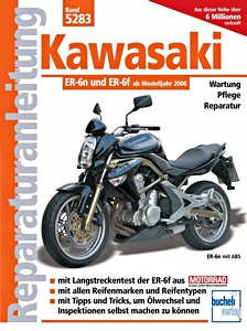 Book: Kawasaki ER-6n und ER-6f (ab Modelljahr 2005) - Bucheli Reparaturanleitung