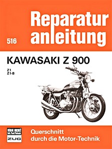 Livre: Kawasaki Z 900 - Z1 / Z1B - Bucheli Reparaturanleitung