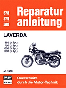 Buch: Laverda 650 und 750 (2 Zylinder) / 1000 und 1200 (3 Zylinder) - Bucheli Reparaturanleitung