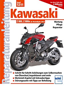 Boek: Kawasaki Z 800, Z 800e (ab Modelljahr 2013) - Bucheli Reparaturanleitung