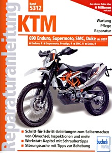 Livre : KTM 690 Enduro, Supermoto, SMC, Duke (ab Modelljahr 2007) - Bucheli Reparaturanleitung