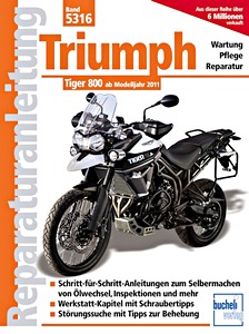 Boek: Triumph Tiger 800 (ab Modelljahr 2011) - Bucheli Reparaturanleitung