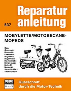 Livre : Motobécane Mobylette Mopeds - Bucheli Reparaturanleitung