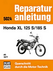 Book: Honda XL 125 S, XL 185 S (ab 1977) - Bucheli Reparaturanleitung