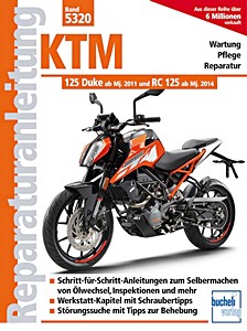200 390  2014-2018 Werkstatthandbuch Reparaturanleitung  KTM RC 125 250